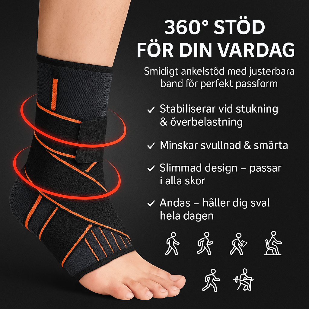 Fura – vårt flexibla ankelstöd med naturlig stabilitet