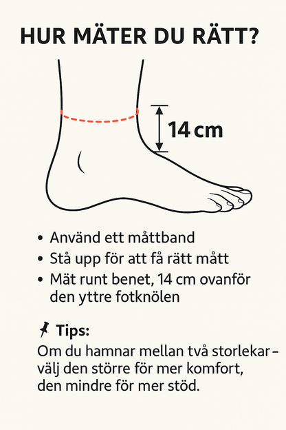 Fura – vårt flexibla ankelstöd med naturlig stabilitet